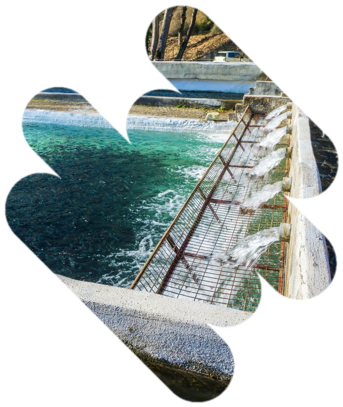 Bassin de traitement des eaux usées